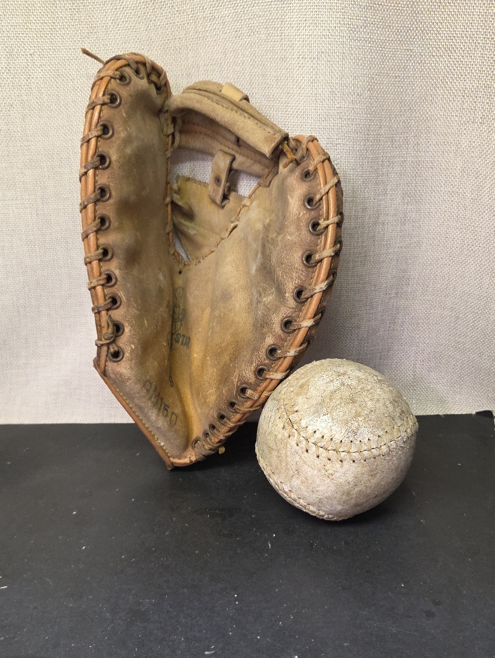 Vintage All Star Professional Model Baseball Mitt BM150